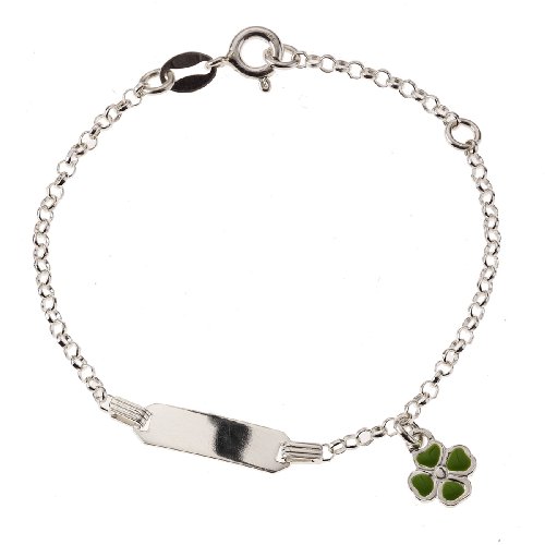 ZEEme For Kids - Kinderarmband 13cm + 2cm Verl&auml;ngerungskette 925/- Sterling Silber Gl&uuml;cksk Preisvergleich