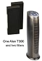 Alen T300 HEPA Air Purifier, with T300 Replacement 2-pack HEPA Air Filters