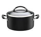 Raymond Blanc by Anolon Hard Anodised Clad Covered Stockpot, 24 cm, 5.7 Litre  from Raymond Blanc by Anolon