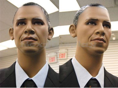 (MD-OBAMA) Male Flesh Tone Mannequin Fiberglass Obama Look-alike Good Attraction!