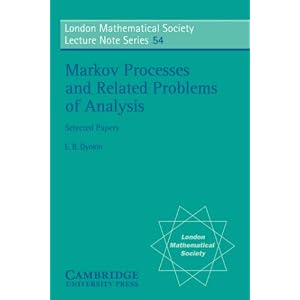 Markov processes and related problems of analysis E. B. Dynkin