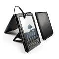 Tuff-Luv Spark Traditional Leather case cover & stand for Amazon Kindle Keyboard / Kindle 3 / Global Wireless 6 inch / 15 cm - Black