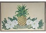 Evergreen Pineapple Welcome Mat