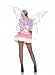 Winter Fairy Chiffon Jeweled Wings
