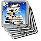 Susan Brown Designs General Themes - Textbooks Grunged - Coasters