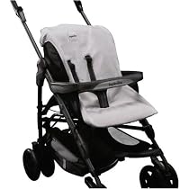 Inglesina Zippy Stroller Summer Cover Accessory, Light Grey