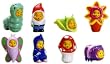 Winnie the Pooh Peek-a-Pooh #12 Garden Capsule Toys Set of 8 vending toys