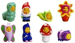 Winnie the Pooh Peek-a-Pooh #12 Garden Capsule Toys Set of 8 vending toys