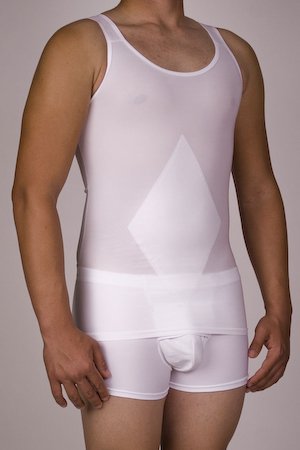 Mens Compression Body Shirt Gynecomastia Girdle