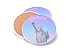 Set of Four Authentic NYC Statue of Liberty Souvenir Ceramic Coasters