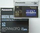 Electronics : Panasonic MiniDV 63min Professional Quality 5pk