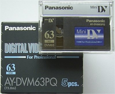Childrens Toyshop  Computer : Panasonic MiniDV 63min Professional Quality 5pk
