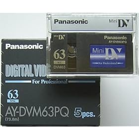 Panasonic MiniDV 63min Professional Quality 5pk