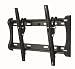Duronic PLB123S EXTRA SLIM Adjustable Black Wall Bracket For Plasma, LCD & LED Screens For 23