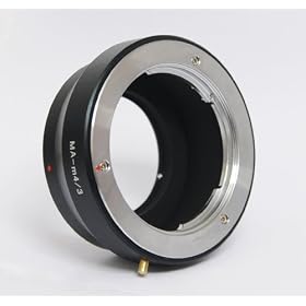 Sony Minolta MA AF Lens Lens to Micro 4/3 Four Thirds System Camera Mount Adapter, Olympus PEN E-P1 E-P2, Panasonic Lumix DMC-GF1, GH1, G1