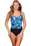Miraclesuit Java Floral Bethany Fauxkini One Piece Swimsuit