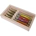 Laguiole 4 cheese knives in box gift set French imported, Color