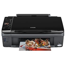 Epson Stylus SX215 All-in-One Printer (Individual Inks, 3.8cm LCD Viewer, Memory Card Slot)