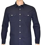 Lucky Brand Jean's Men's Button Down Shirt Navy
