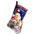 Bucilla December Hugs Stocking Kit [Warning: Choking hazard small parts]