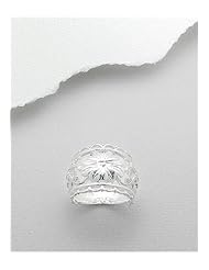 Flower Ring In 92.5 Sterling Silver
