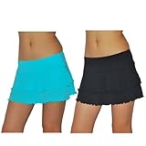 2 PACK: Womens BODY GLOVE Smoothies Lambada Swim & Surf Quick-Dry Beach Skirts - Small