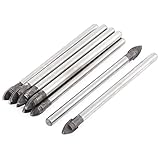 uxcell ドリルビット　ガラス　セラミック　5mm径　10個入り