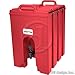 CAMBRO: Hot Red 10.5 Gal. Insulated Beverage Container, 1000LCD-158