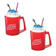 Slush Mug - Frozen Ice Beverage Travel Slushie Cup - SET OF 2!