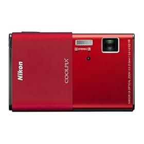 Nikon Coolpix S80 14.1 MP Digital Camera with 3.5-Inch OLED Touch Screen and 5x Wide Zoom-Nikkor ED Lens (Red)
