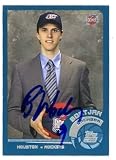 Bostjan Nachbar Autographed/Hand Signed Basketball Card (Houston Rockets) 2002 Topps Rookie #199