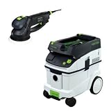 Festool RO 150 FEQ 6 Dual Mode Rotex Sander with T-Loc + CT 36 Dust Extractor Package