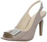 Calvin Klein Women's Lisabeth Patent Pump,Light Taupe,7.5 M US