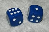 Blue Deluxe Opaque Dice Pair