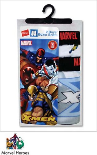 Buy Hanes Boys Marvel X-Men Boxer Brief 2 Pack- MB04XM