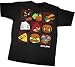Angry Birds Halloween Squares Youth T-shirt Tee