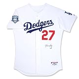 Matt Kemp Los Angeles Dodgers Autographed Home/White Jersey with 50th Anniversary in Los Angeles Patch