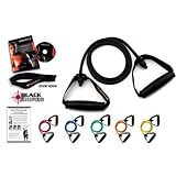 Ripcords Resistance Exercise Bands Black Sniper Edition: 6 bands, Door Anchor, Circuit7 DVD and Manual ~ Ripcords