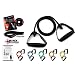 Ripcords Resistance Exercise Bands Black Sniper Edition: 6 bands, Door Anchor, Circuit7 DVD and Manual