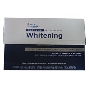 Crest Whitestrips Supreme Professional Strength 84 strips
