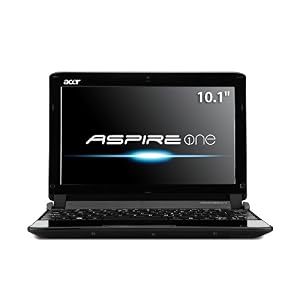 Acer AO532h-2223 10.1-Inch Matrix Silver Netbook - Up to 8 Hours of Battery Life