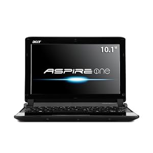 Acer AO532h-2067 10.1-Inch Matrix Silver Netbook - Up to 10 Hours of Battery Life