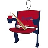 Atlanta Braves Official MLB 4 inch x 3 inch Stadium Seat Ornament
