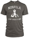 Vintage Distressed Norfolk Arm Wrestling Tri-Blend T-Shirt