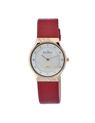 Skagen Womens 635SRLS Quartz Mother-Of-Pearl Dial Stainless Steel Watch