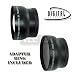 Wide Angle & Telephoto lens for SANYO Xacti VPC-HD1000 VPC-HD2000 VPC-HD1010 Image of Wide Angle & Telephoto lens for SANYO Xacti VPC-HD1000 VPC-HD2000 VPC-HD1010