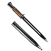 German WWII 98k Mauser Steel Bayonet and Scabbard - Wood Grips