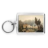 In the Valley near Vietri, c.1794 (w/c over.. - Acrylic Keyring - Art247 - Standard Size