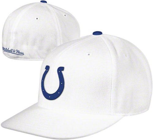 Baltimore Colts Mitchell & Ness Throwback Basic Logo Fitted Hat