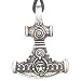 New Mythic Design Thor's Hammer Pewter Pendant Necklace